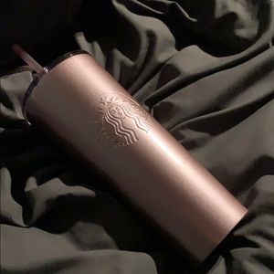 NEW Pink glitter Starbucks tumbler